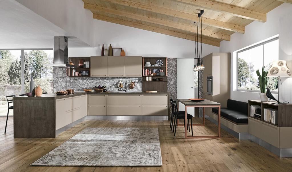 Remodelación de cocina — estilo rústico moderno